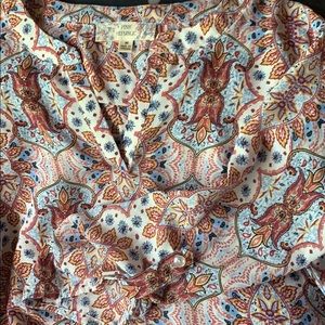 Pink Republic pattern blouse.